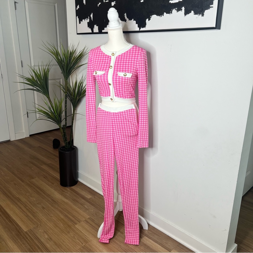 Women’s Classy Pink 2-Piece Pants Set💞